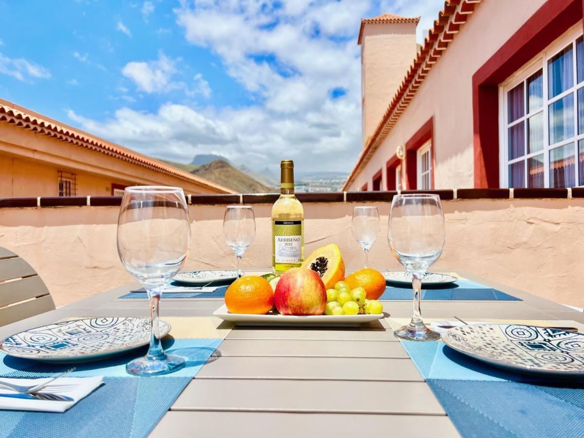 !!! Relaxing View, The Heights Apartment With Terrace And Heated Pools, Los Cristianos Los Cristianos  Exterior foto